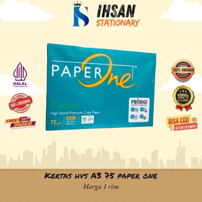 

Pilihan- Kertas Hvs A3 75Gsm Paper One
