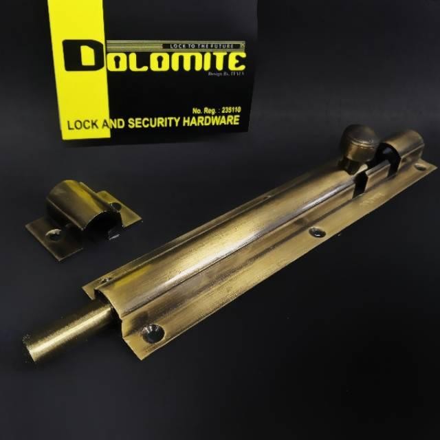 Grendel Selot Antik Brass Dolomite 6"
