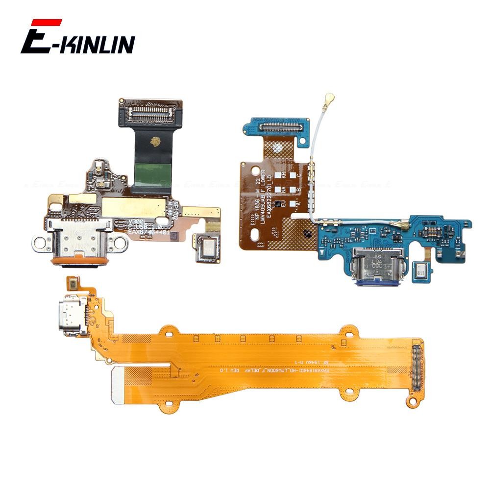 Charger USB Dock Charging Dock Port Board With Mic Microphone Flex Cable For LG V30 V30S Plus V35 V4