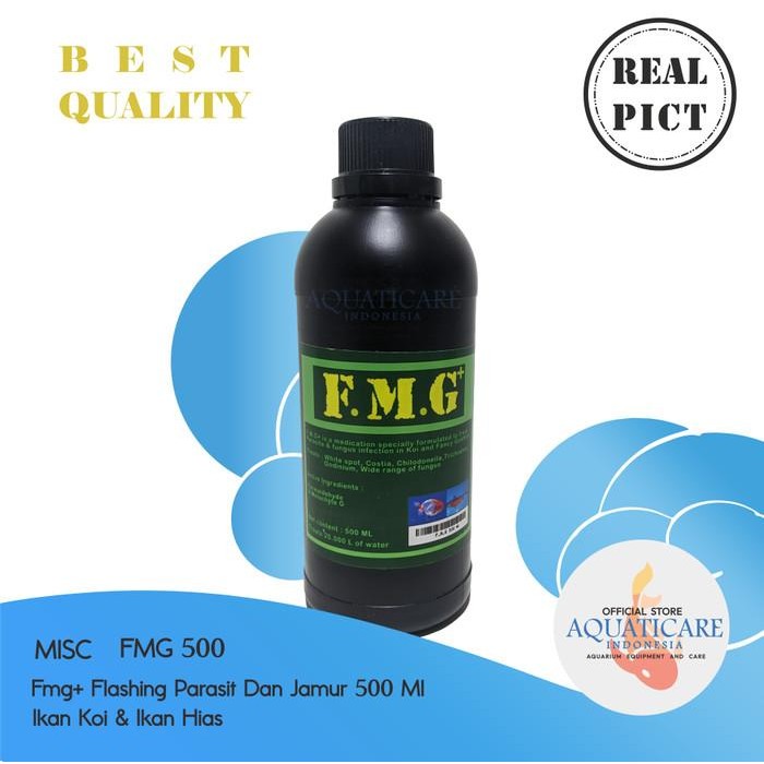 Fmg+ Koi Untuk Flashing Parasit Dan Jamur 500 Ml