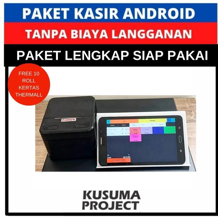 

PAKET MESIN KASIR ANDROID CAFE TABLET KASIR