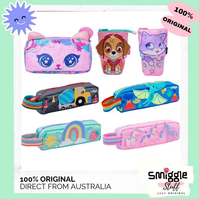 

ORIGINAL SMIGGLE TWIN ZIP STAND PENCIL CASE- TEMPAT PENSIL ANAK LUCU WARNA CERAH