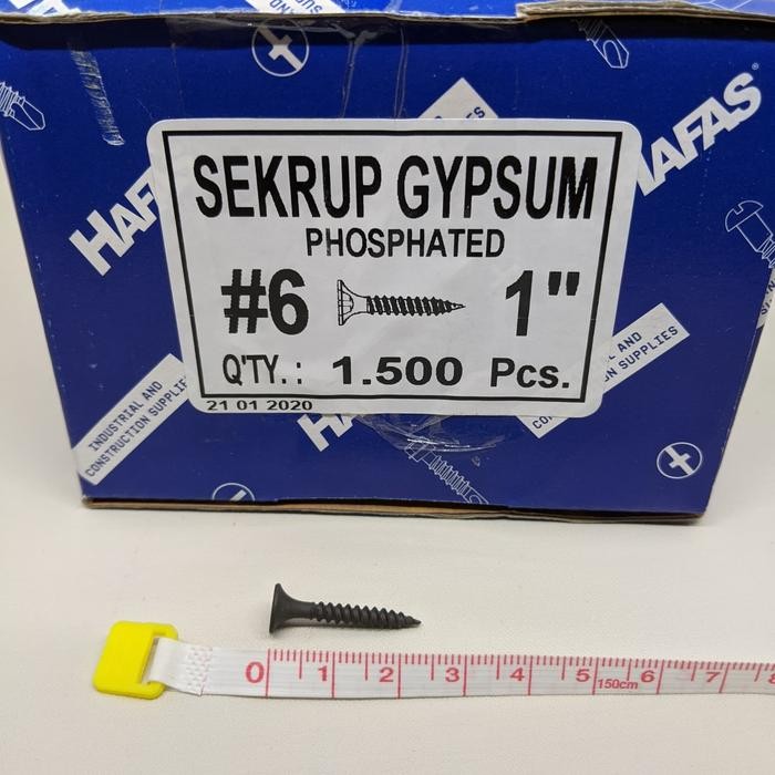 Terlaris Skrup Gypsum 1" Dus (1000Pcs)