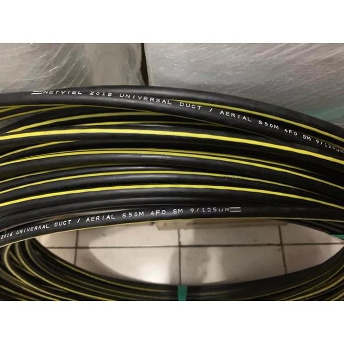 Pilihan- Netviel Kabel Fiber Optik 48 Core Sm Duct Aerial Single Jacket 9/125Um