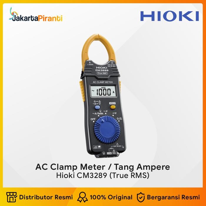 Dital Tang Ampere AC Clamp Meter Multimeter Hioki CM3289 True RMS masih ready