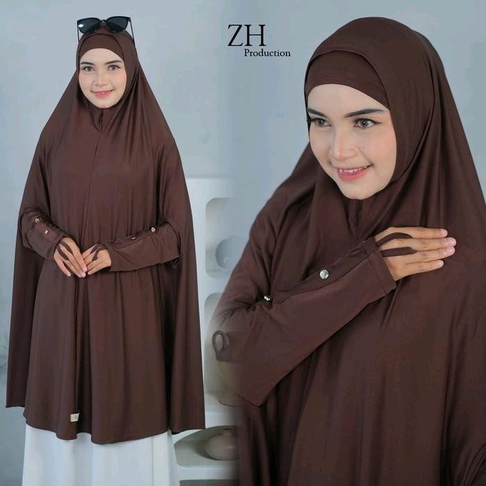 Pilihan- Jilbab Khimar Lengan Gumi Syari Jumbo Xxxl