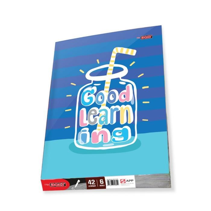 

New BUKU TULIS EB 42 BIG BOSS 1 PACK 6 LEMBAR paper stationary kertas / 6pcs Buku Tulis Big Boss Per