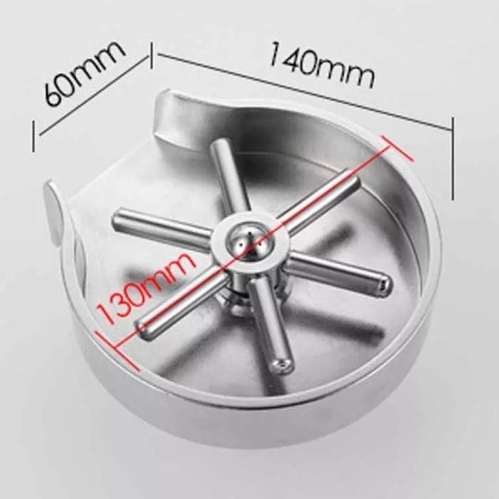 Jug Rinser Stainless Steel Glass Rinser Bundar