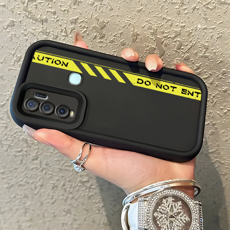 Casing Hp VIVO Y50 VIVO Y30 VIVO Y30i Case Softcase Kesing Karakter garis pola Casing silikon Cantik