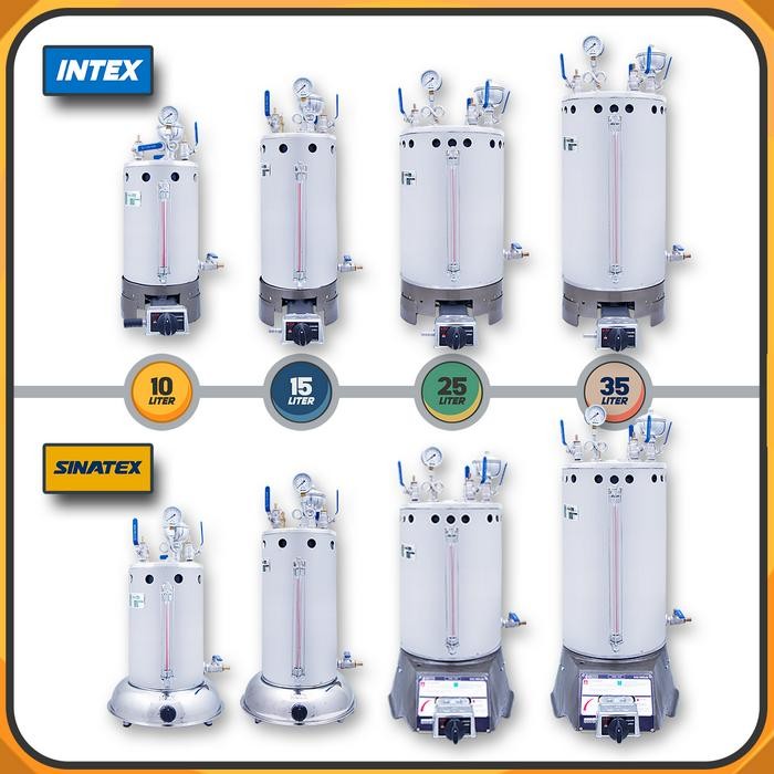 Sinatex Boiler Setrika Uap Otomatis Manual Laundry 25 Liter SINATEX