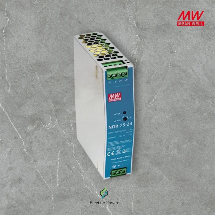 POWER SUPPLY MEAN WELL NDR 75 24 MEAN WELL NDR-75-24