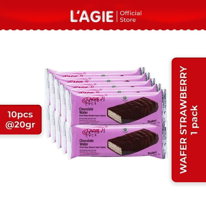 

Lagie Coklat Wafer Strawberry 10x20gr
