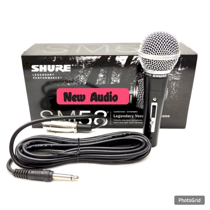 SALE Mikrofon Karaoke Genggam Mikrofon Dinamis Berkabel Profesional Mik