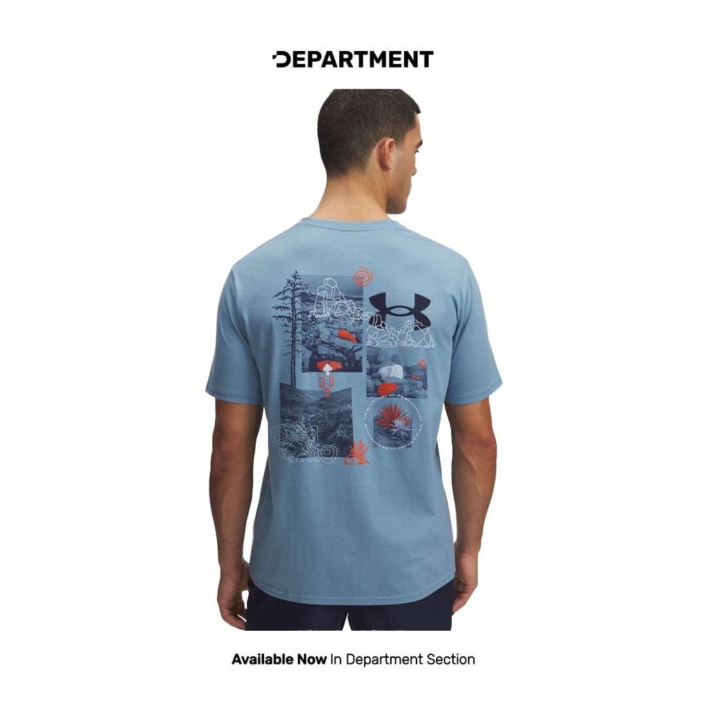 UNDER ARMOUR Kaos Pria TREESCAPE 6010707418 ORIGINAL