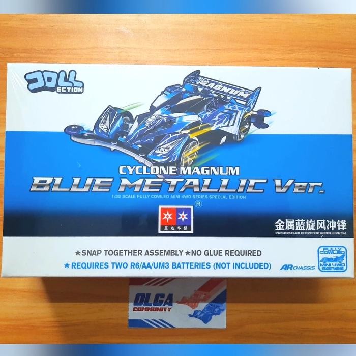 Pilihan- Daxing Mini 4 Wd Cyclone Magnum Blue Metallic Ar Chassis
