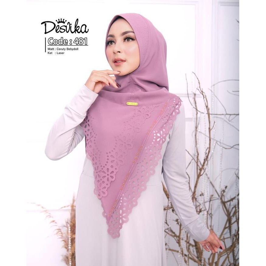 Pilihan- Desvika - Sheila Hijab Instan Hodie 481 Softpad Antem Ceruty Babydoll Jilbab/Kerudung