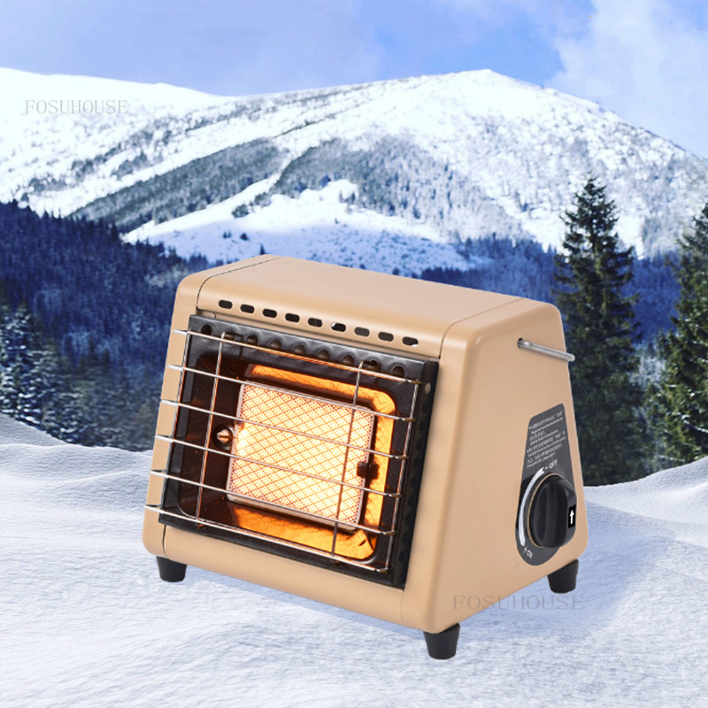 Modern Simple Chimeneas Outdoor Camping Stove Natural Gas Heater Card Liquefied Gas Grill Stove Port