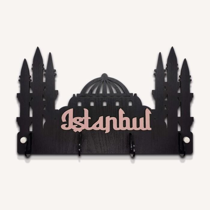 Rak Dinding ISTANBUL ( dengan 4 buah hook gantungan ) A1002