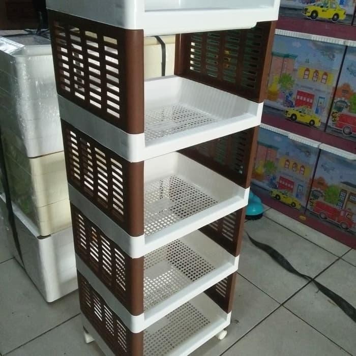 RAK PLASTIK RAK SERBAGUNA YOYO SUSUN 5