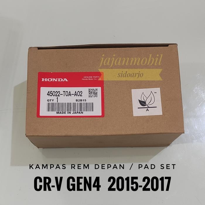 KAMPAS REM DEPAN CRV GEN 4 45022-T0A ORIGINAL KAMPAS REM CRV 2013-2017