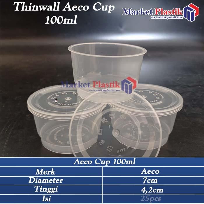 Cup Sambal / Thinwall Aeco Cup / Aeco Cup 100ml