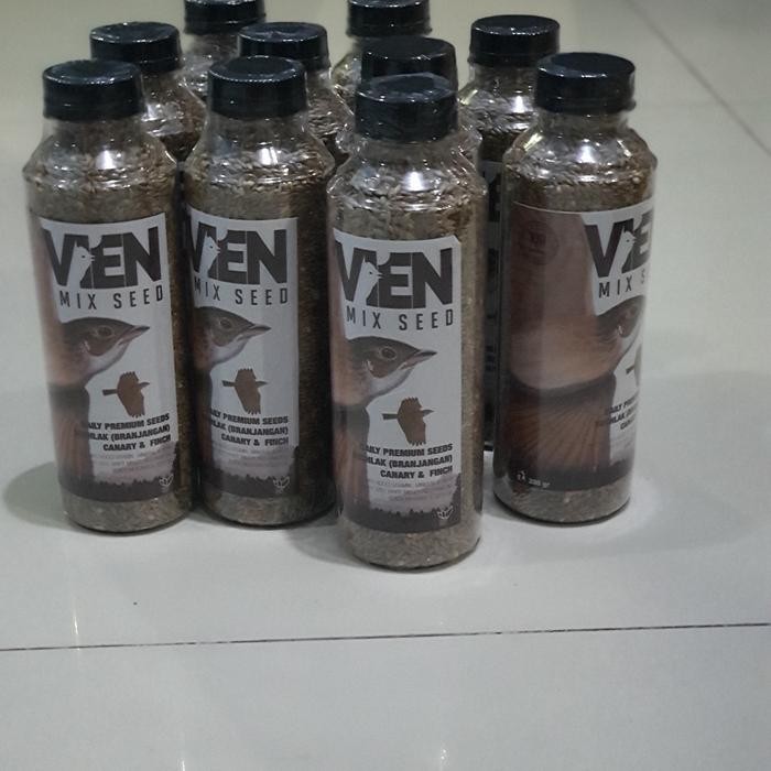 Vien Mix Seed Original Pakan Branjangan Dan Kenari Terbatas