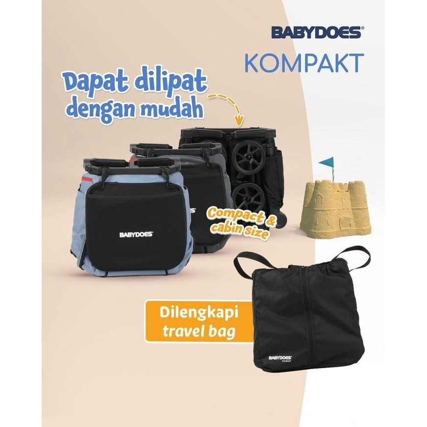 Stroller Babydoes Kompakt / Dorongan Bayi