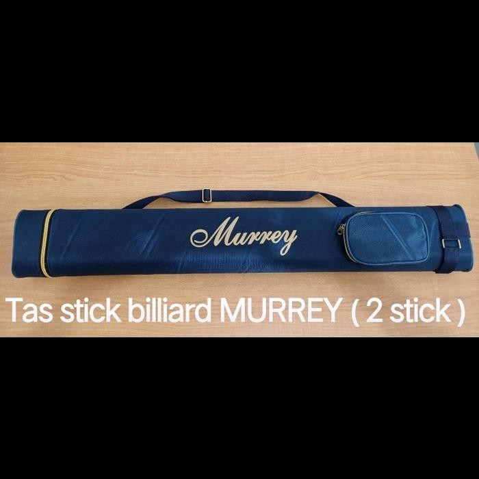Hardcase tas stick billiard Murrey double untuk 2 stick