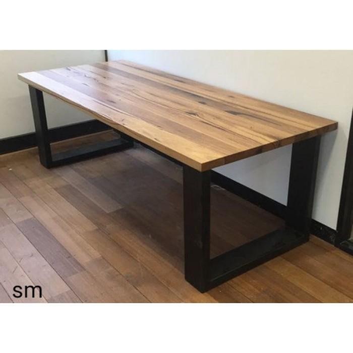 DF8 / FULL KAYU MEJA TAMU /MEJA KOPI /COFFE TABLE MINIMALIS - P80xL40x40 Jati Furniture