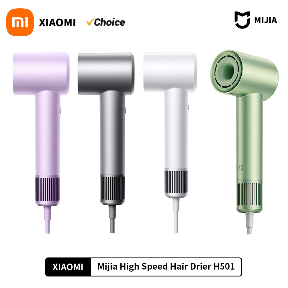 XIAOMI MIJIA H501 High Speed Anion Hair Dryers Wind Speed 62m/s 1600W 110000 Rpm Professional Hair
