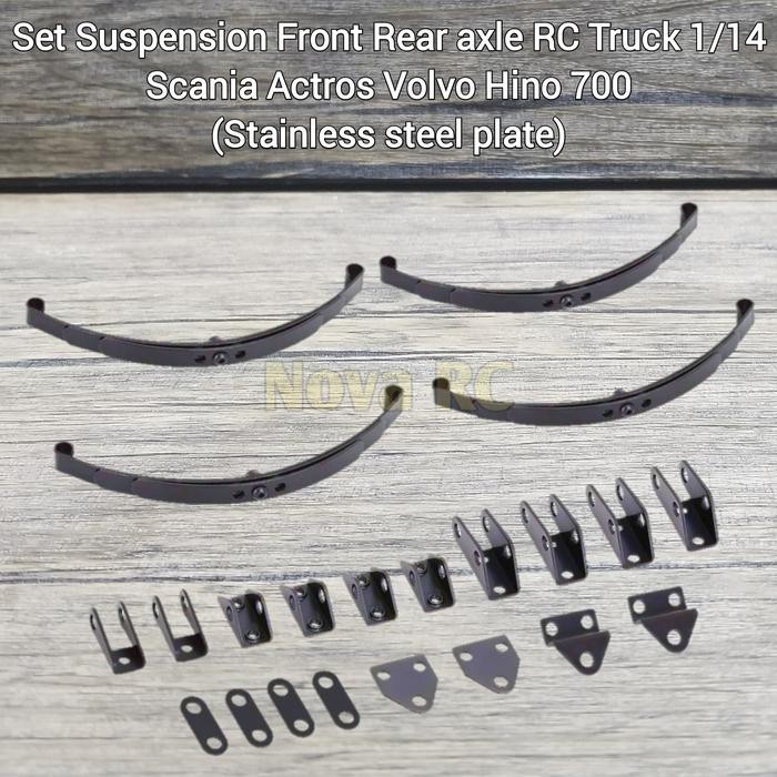 2pcs suspension Sok breaker RC truck 1/14 hard spring front axle