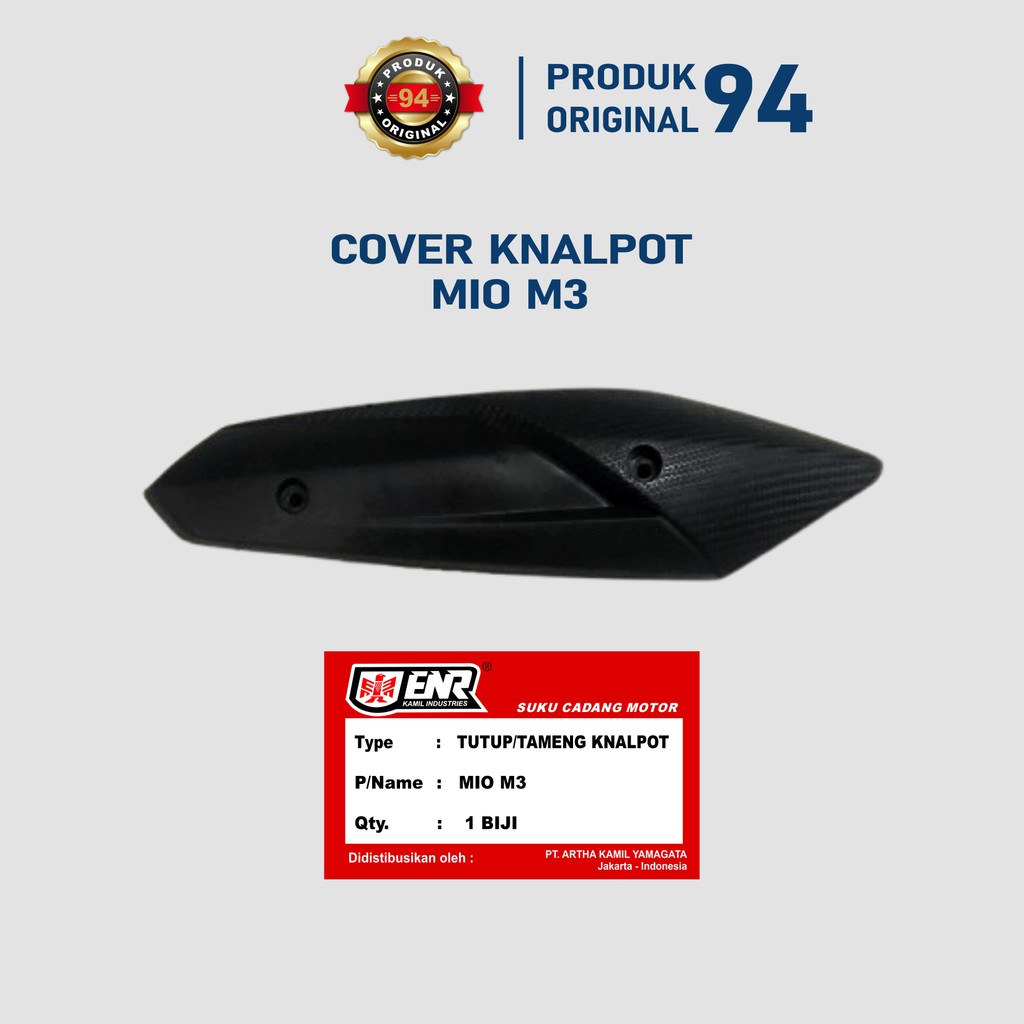 Cover Tameng Knalpot Mio m3 Tutup Knalpot Motor Mio m3 Original 100% merk ENR