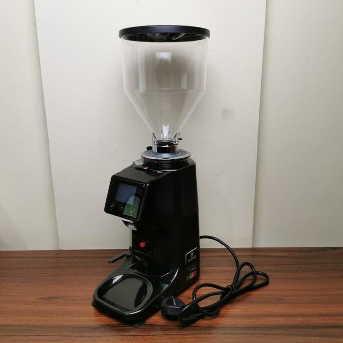 Latina Vega DX 60 E Espresso Electric Coffee Grinder DX60E DX60 E Mesin ggiling Hitam Putih