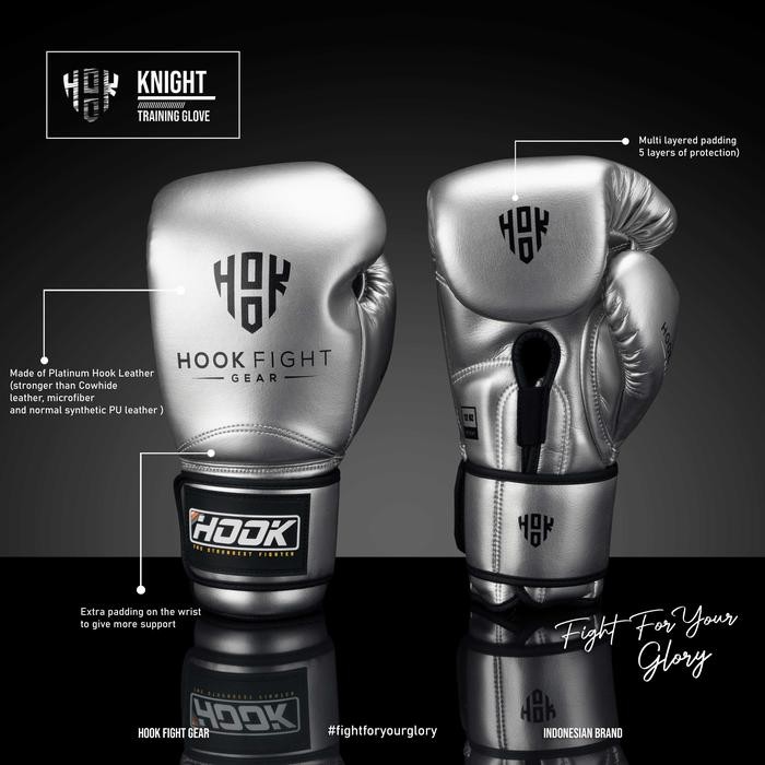 SARUNG TINJU HOOK FIGHT GEAR, SARUNG MUAY THAI, SARUNG TINJU MUAY THAI