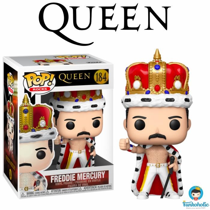 Funko POP Rocks Queen - Freddie Mercury King (Crowned) #184