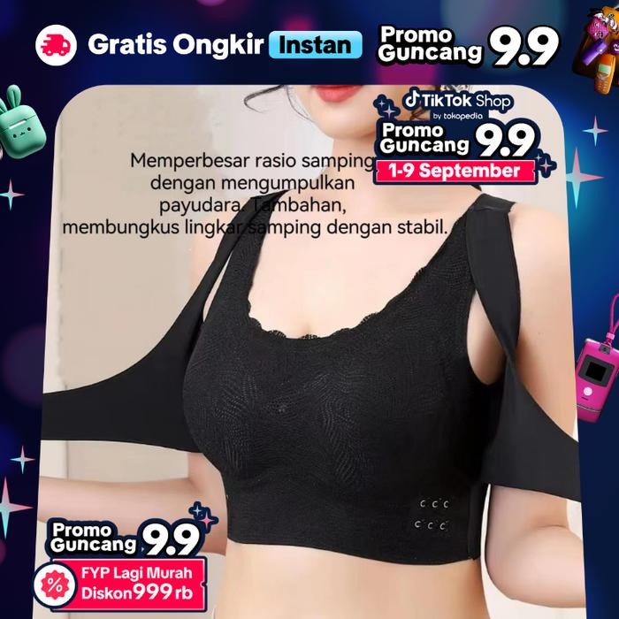 TERLARIS [VIMISU]BRA SPORT TERBARU TANPA KAWAT/MENEGAK BAHU DENGAN SEMPURNA Bh READY STOCK