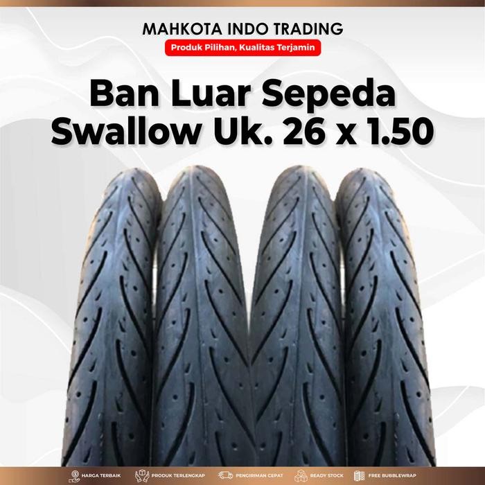 Terbaru Swallow Ban Luar Sepeda MTB 26 x 150 / Ban Luar Swallow 26 x 1.50 Road