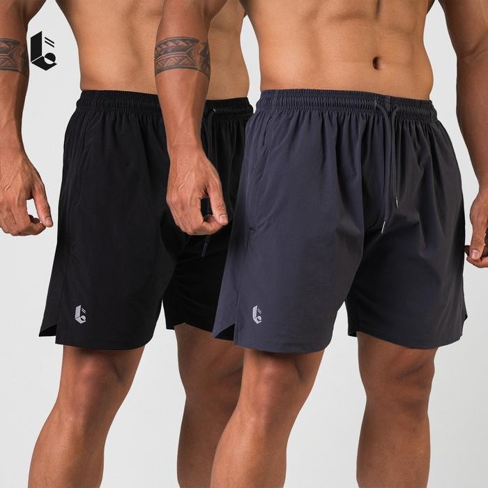 ORIGINAL Lockerwear Celana Pendek OlahPria Sport Short Pants Polos Quick Dry Fit Lari Running