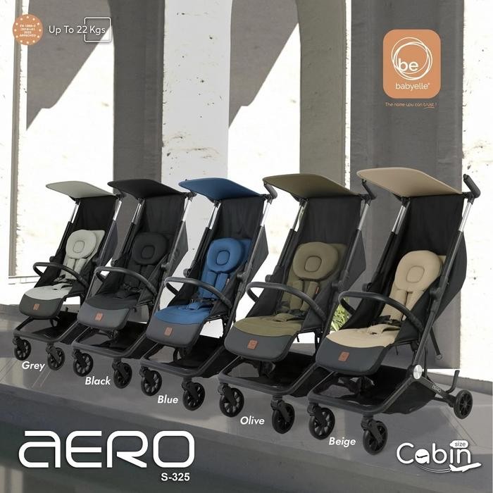 BabyElle Astro S350 Stroller model Pockit Recline