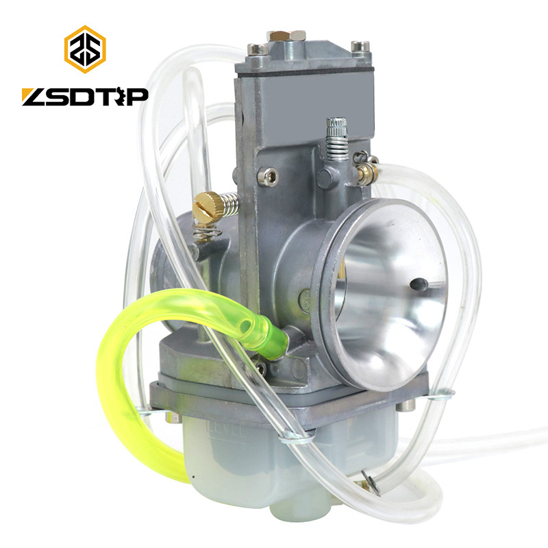 ZSDTRP 2T 38mm 40mm Lectron High Velocity Adjustable Power Jet Carburetor with Cable for YZ250F KX25