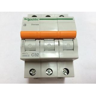 Mcb 3P 3Phase Schneider 32A 32 Ampere