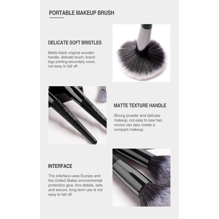 5zp1- Focallure Brush Make Up Set Fa70 Set Brush Makeup Brush Set Kuasmakeup