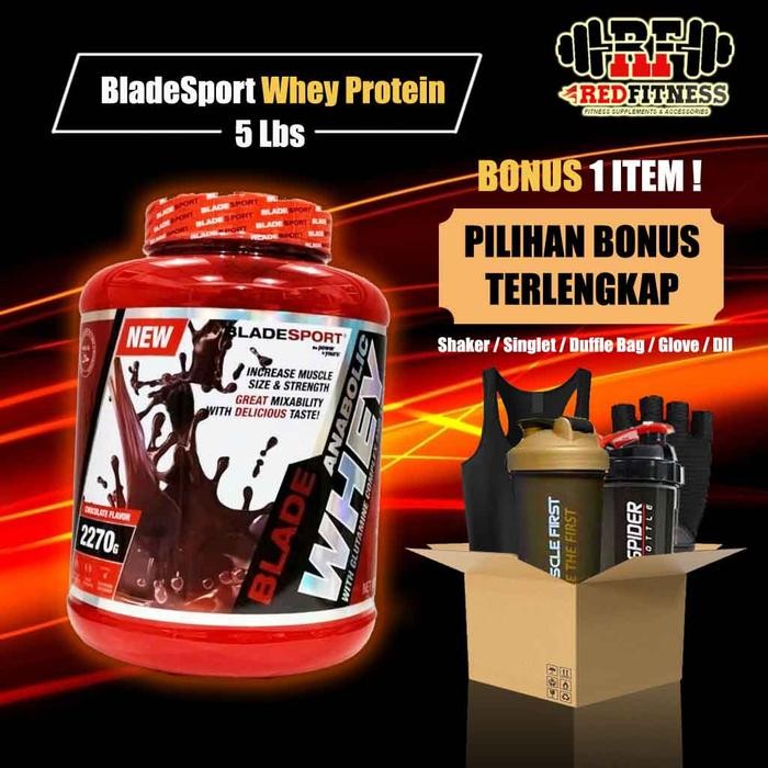 ORIGINAL  Blade Anabolic Whey 5 lbs / Blade Sport Whey Protein 5 lb BPOM