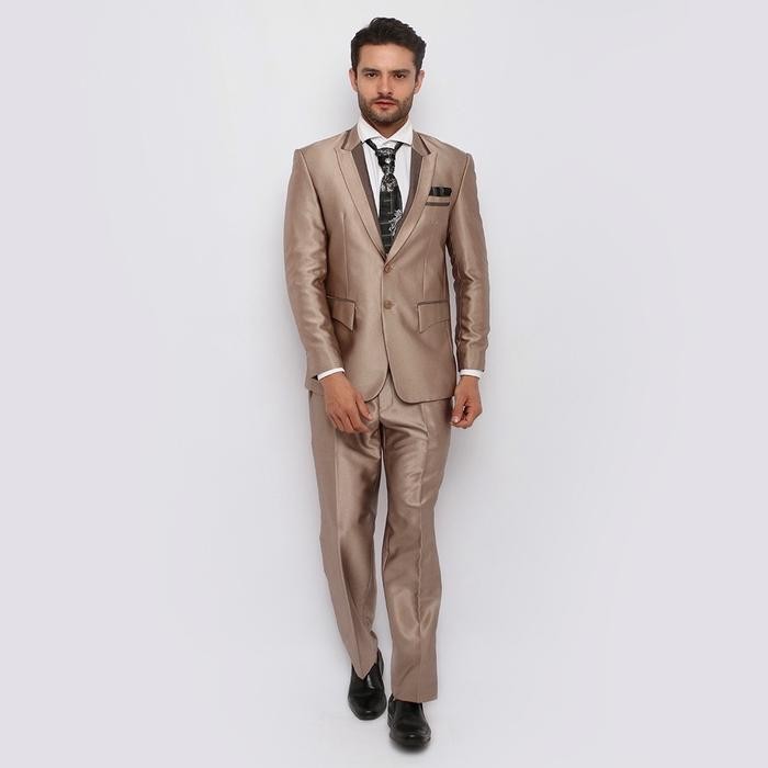 108p- Jas Pria Semi Wool Glossy Setelan Jas Pengantin Pria Jas Pria Wedding Jas Formal Non