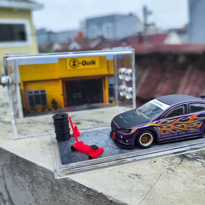 DIORAMA DIECAST - MINI DIORAMA - DIORAMA MINI WITH ACRYLIC - PAJANGAN DIECAST - ACRYLIK DIECAST -