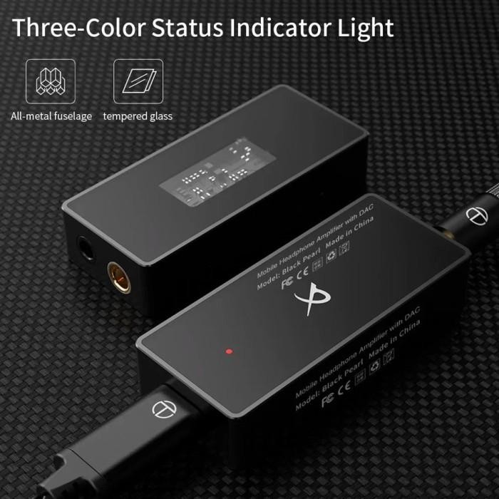 TRN Black Pearl Dual CS43131 Portable USB DAC Amplifier Earphone Adapter