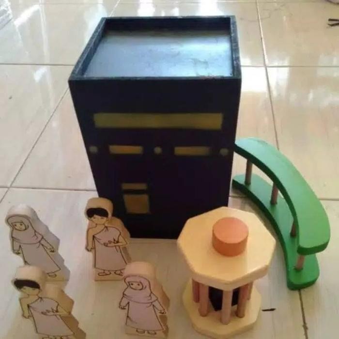 q9v5- Ape Paud/Tk, Mainan Edukasi Miniatur Kabah