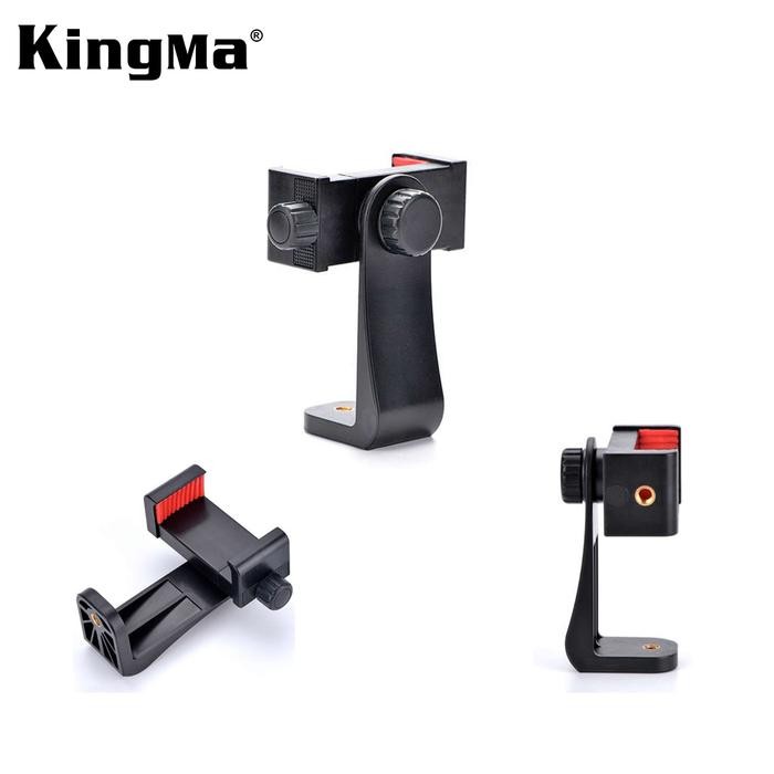 dg88- Kingma Phone Holder U-Mount With 360 Rotating Mount