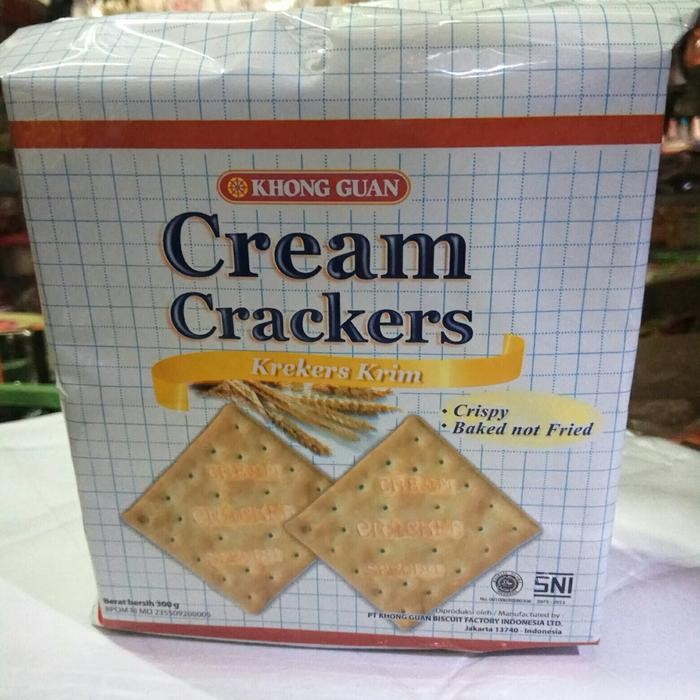 ORIGINAL khonguan cream crackers /biskuit tawar 300g
