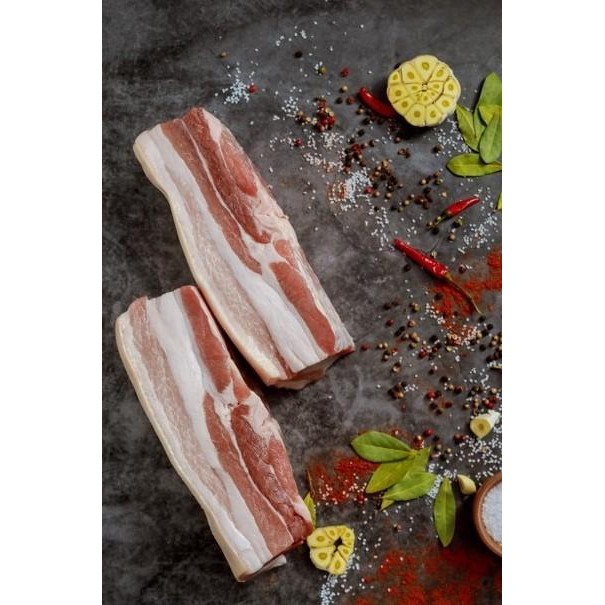 ge4i- Samcan / Pork Belly / Daging Babi 5 Lapis Kualitas Super Berat 500Gram
